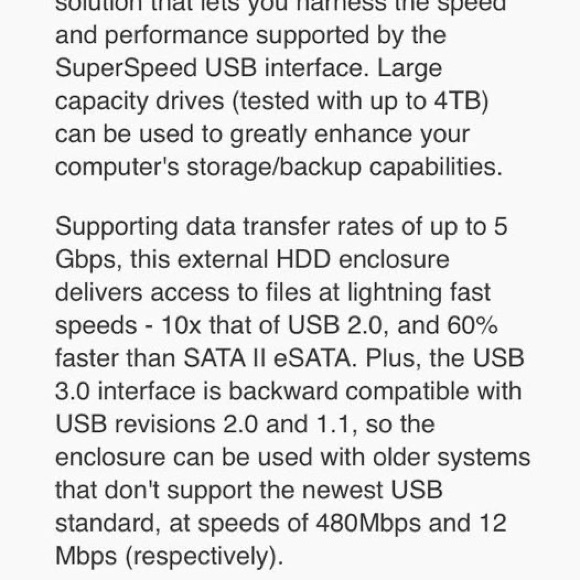 startech.com superspeed usb 3.0 - 3.5in SATA HDD enclosure with fan - Picture 6 of 8